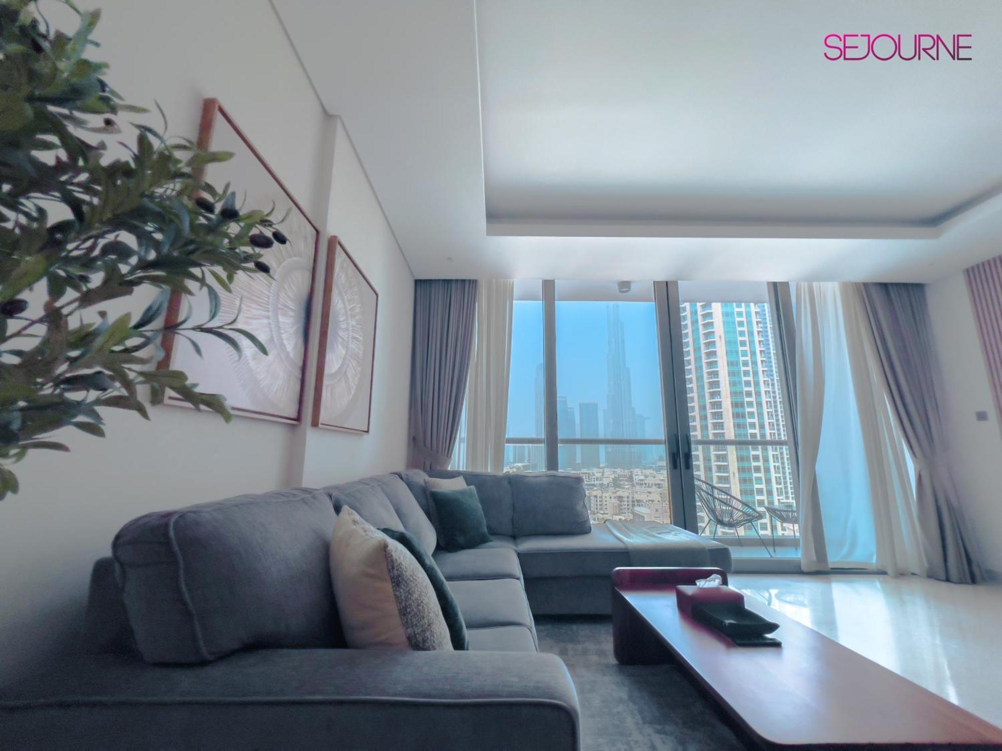 Apartament #140 Elegant 1Br With Burj Khalifa View In Business Bay Dubaj Zewnętrze zdjęcie